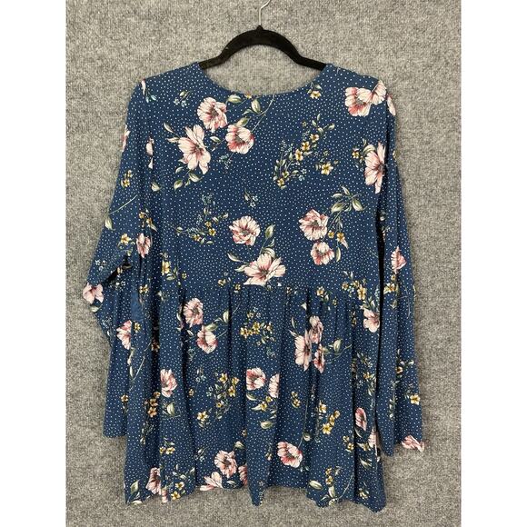 Torrid Boho Cottage Peasant Prairie Lace Empire Floral Women's Top Sz 3 - Picture 10 of 10